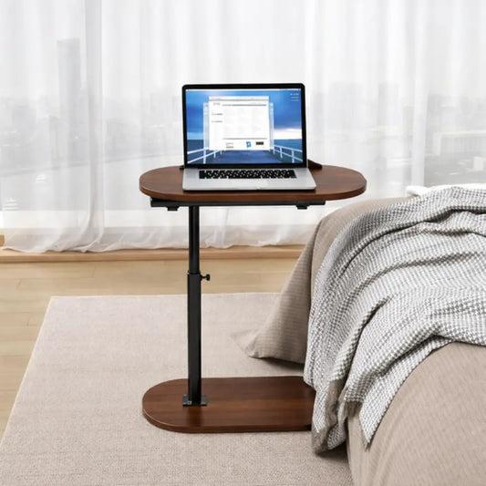 90° Tilting & 360° Swivel Height-Adjustable Table