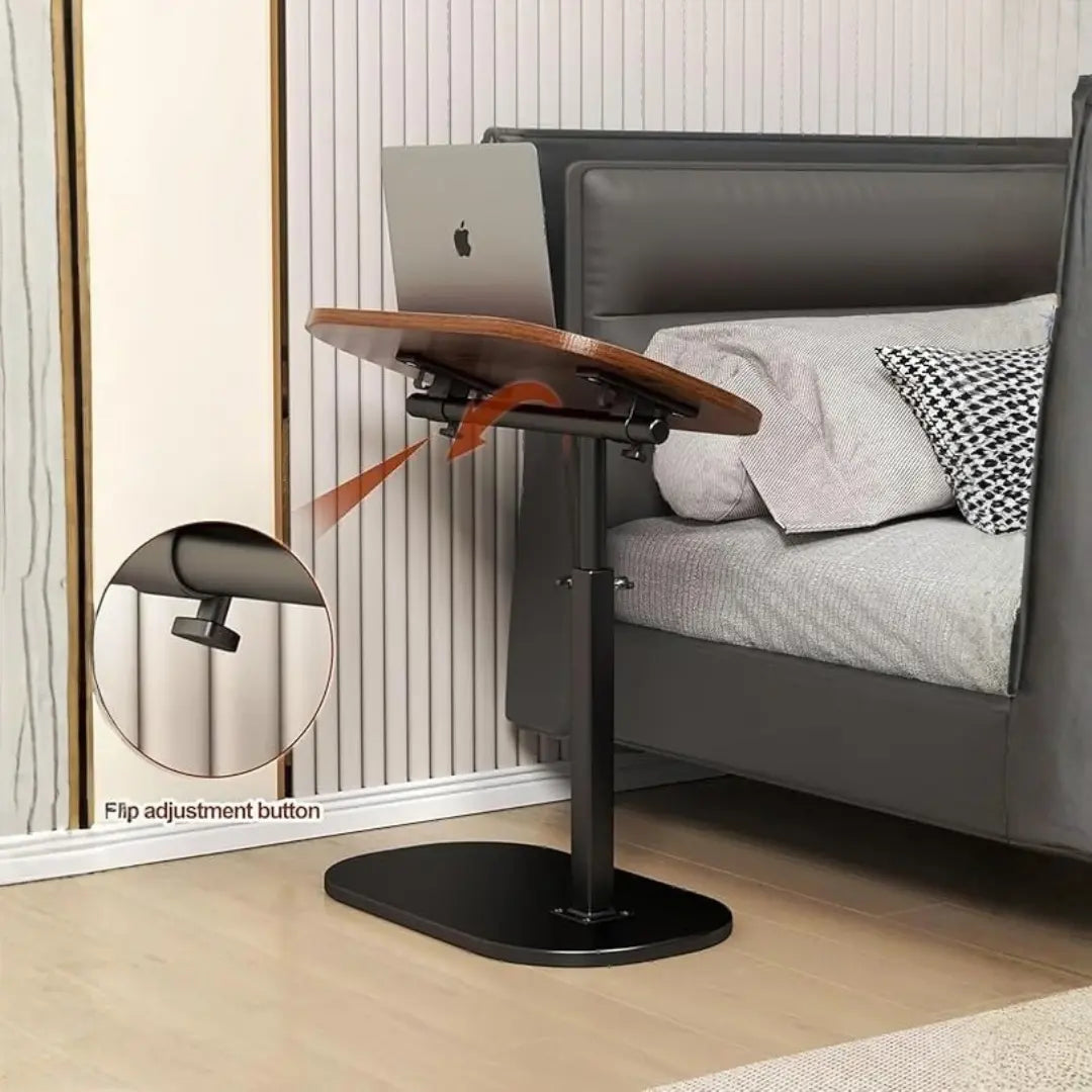 90° Tilting & 360° Swivel Height-Adjustable Table