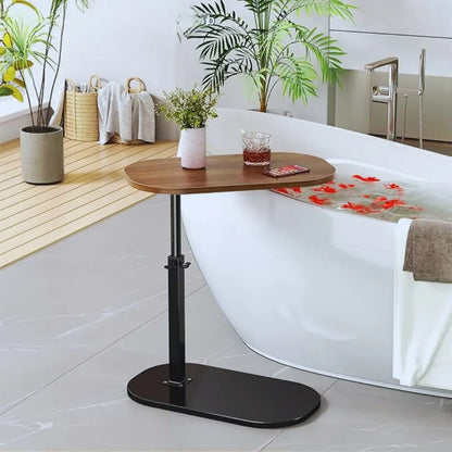 Height Adjustable C-Shaped Side Table