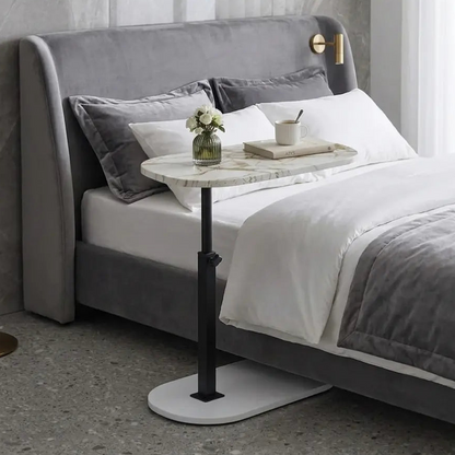 Height Adjustable C-Shaped Side Table